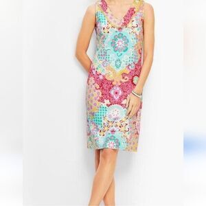 Talbots Bright Shift Dress